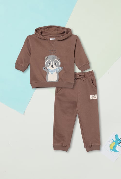 Boys Printed Joggers Set