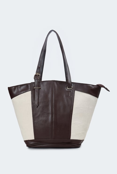 Women Colourblock Tote Bag