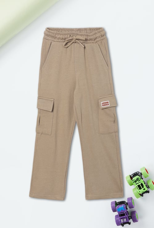 Boys Knit Cargo Track Pants