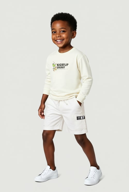 Boys Printed Oversized T-shirt