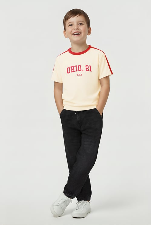Boys Embroidered Oversized T-shirt