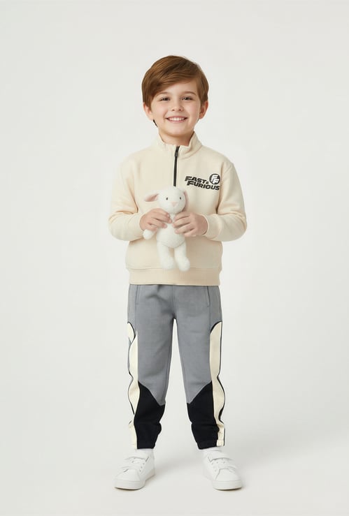 Boys Fast & Furious Print Oversized Sweatshirt