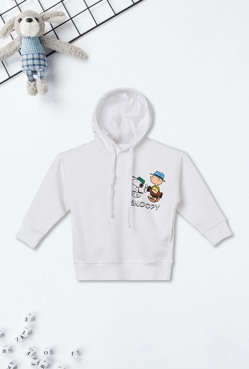 Boys Snoopy Print Sweatshirt