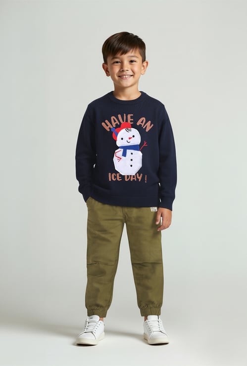 Boys Applique Sweater