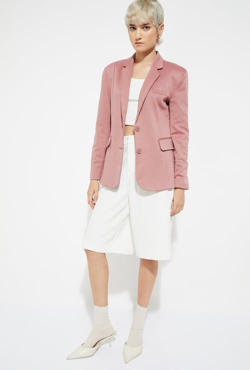 ALAYA F x URB_N Women Textured Regular Fit Blazer