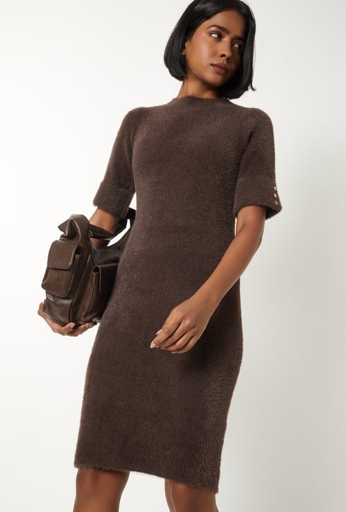 Women Knit Bodycon Dress