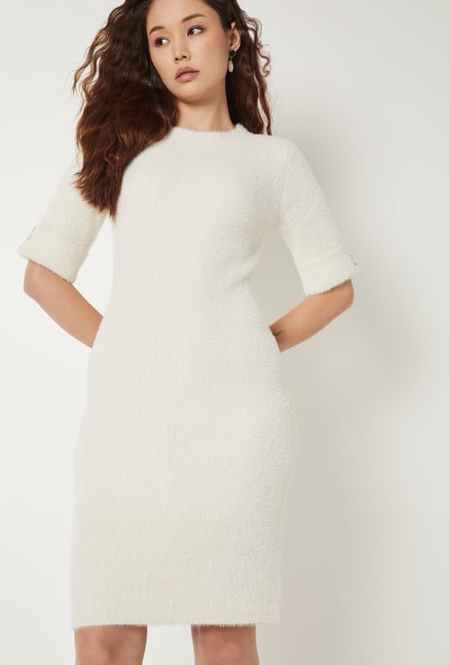 Women Knit Bodycon Dress