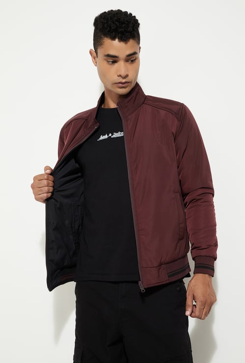 URB_N Men Solid Reversible Jacket