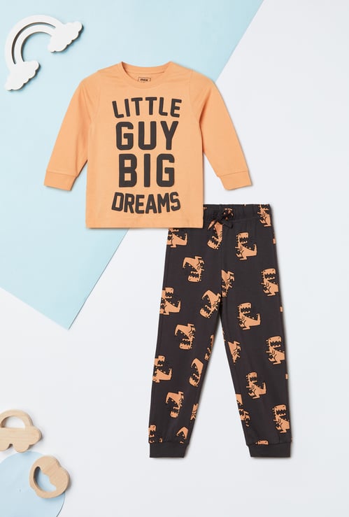 Boys Printed Sleepwear Set