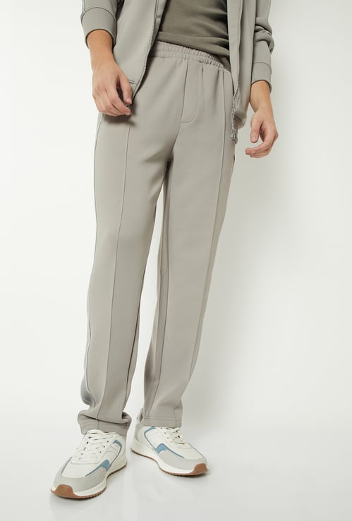 Men Side Tape Athleisure Track Pants