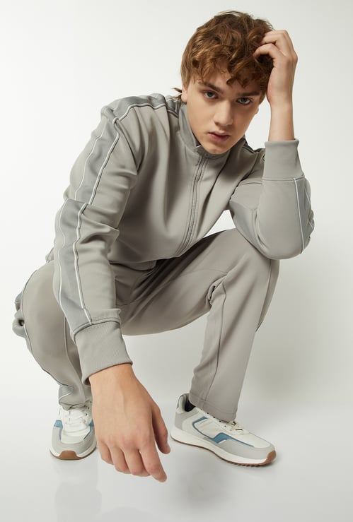 Men Side Tape Athleisure Sweatshirt