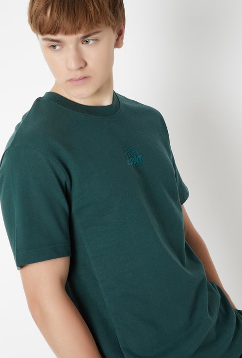 Men Solid Sports T-shirt