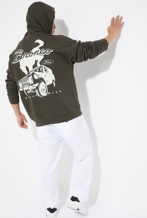 URB_N Men Ford Printed Oversized Sweatshirt