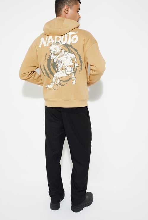 URB_N Men Naruto Printed Oversized Sweatshirt