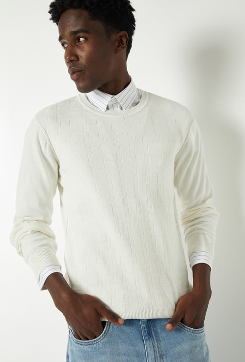 Men Slim Fit Knit Sweater