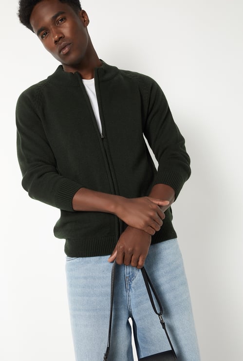 Men Knit Slim Fit Sweater