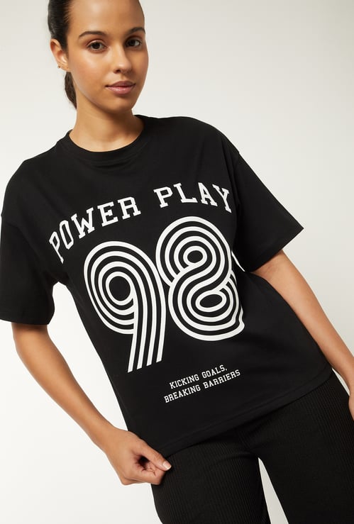Women Printed Oversized T-shirt