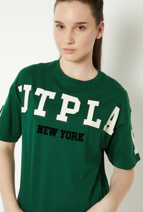 Women Printed Oversized T-shirt