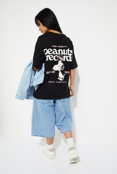 URB_N Women Printed Oversized T-shirt