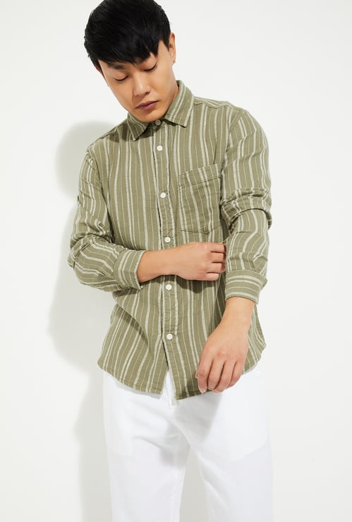 Men Striped Regular Fit Shirt