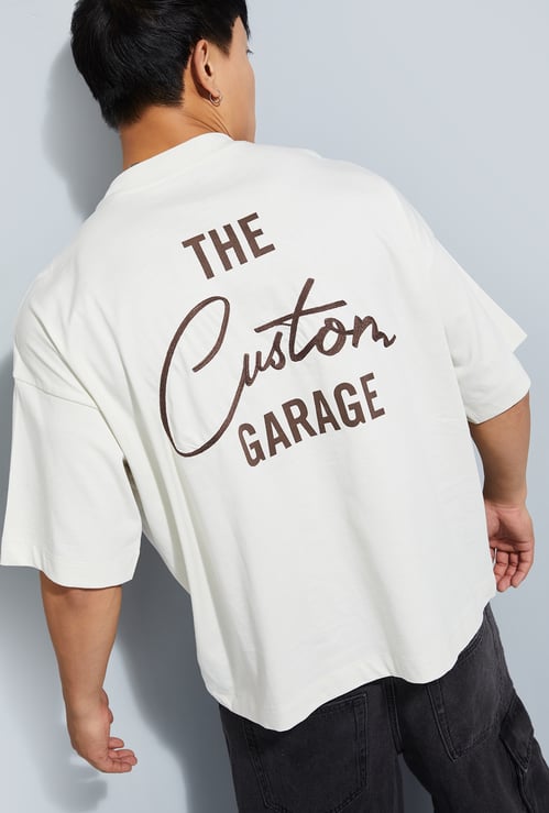 URB_N Men Printed Boxy Fit T-shirt