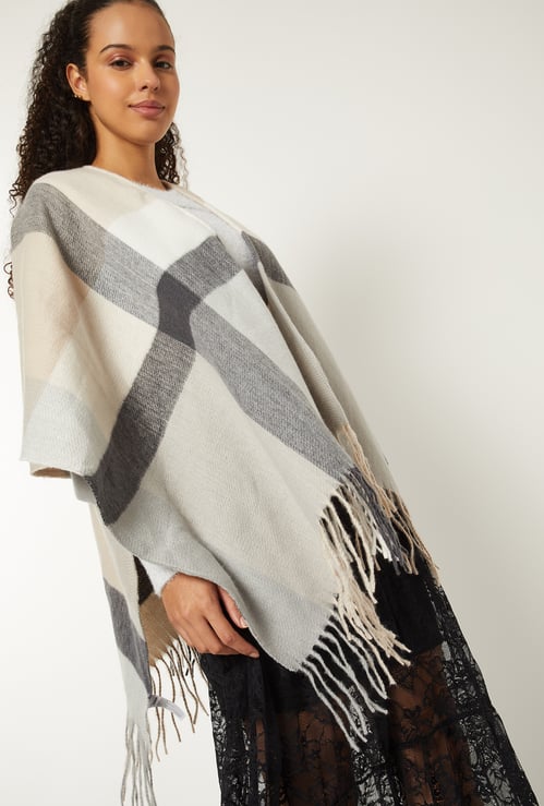 Women Checked Muffler