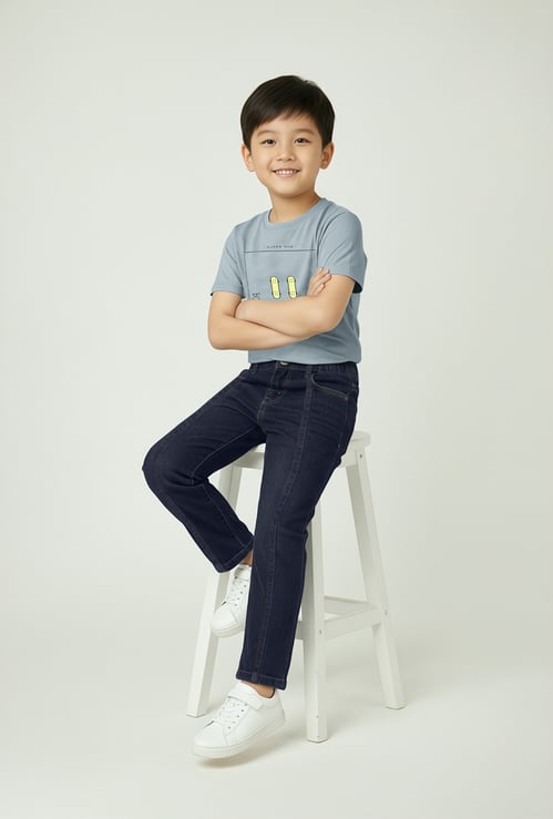 Boys Washed Balloon Fit Jeans