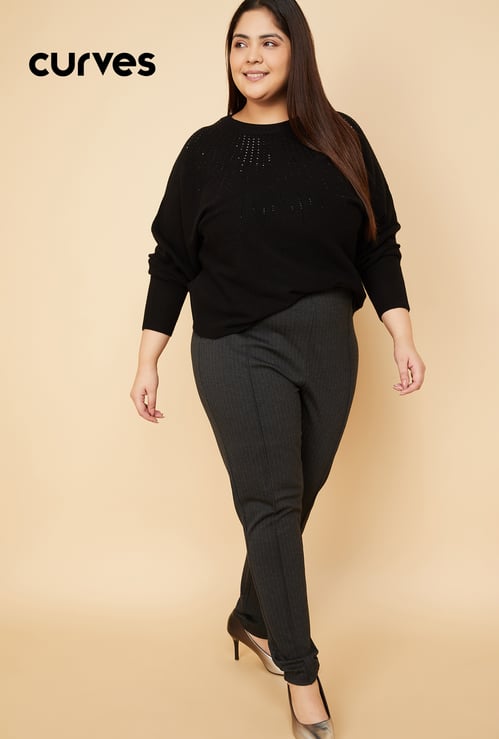 Women Embellished Sweater