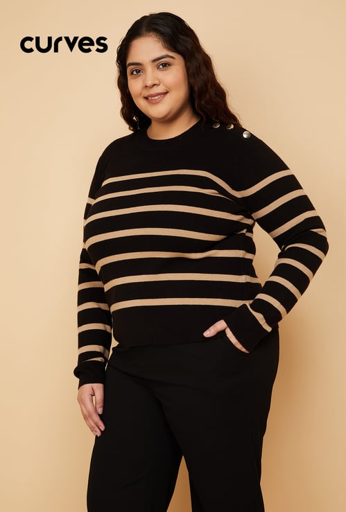 Women Striped Sweater