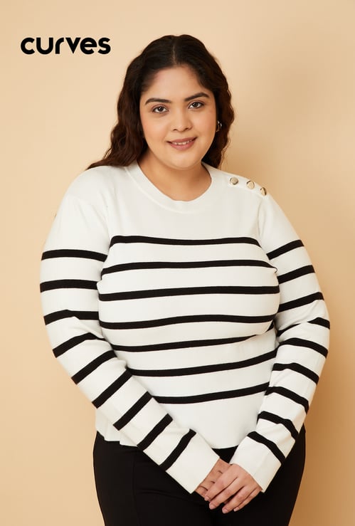 Women Striped Sweater