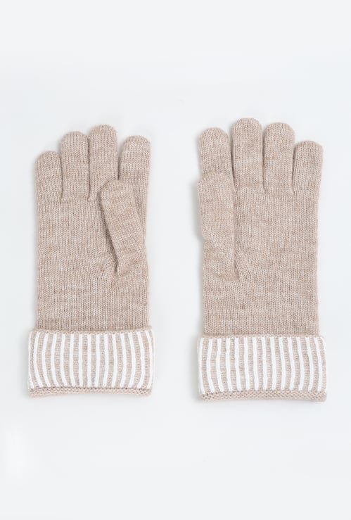 Women Knit Gloves