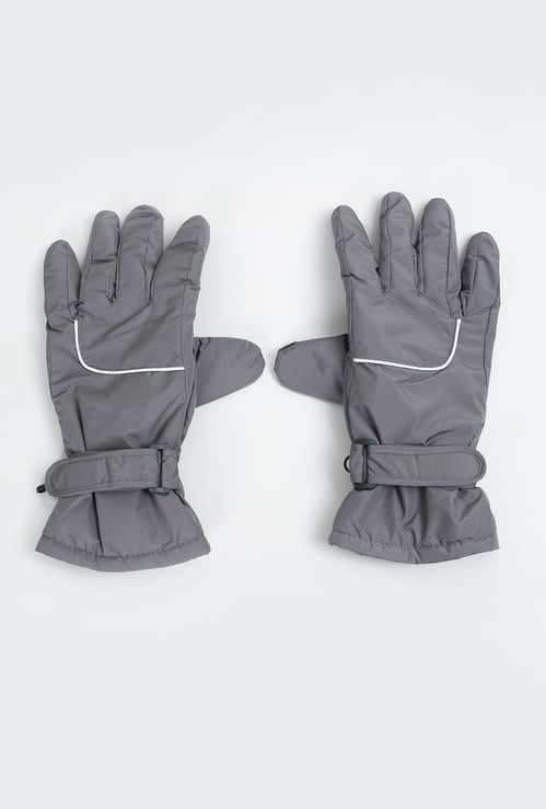 Women Colourblock Gloves