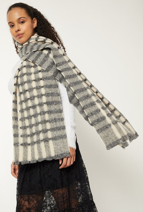 Women Checked Muffler