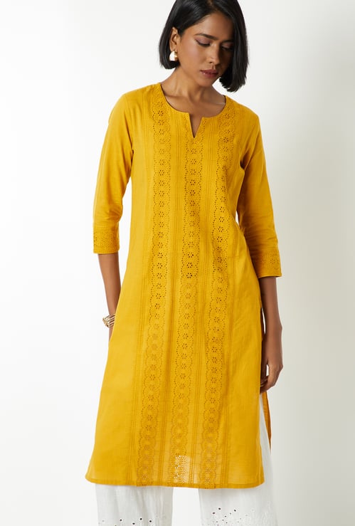 Women Schiffili Straight Kurta
