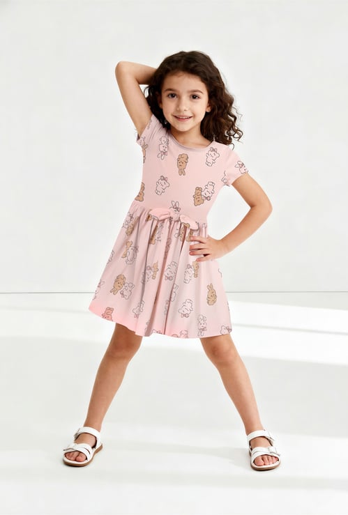 Girls Printed Dress