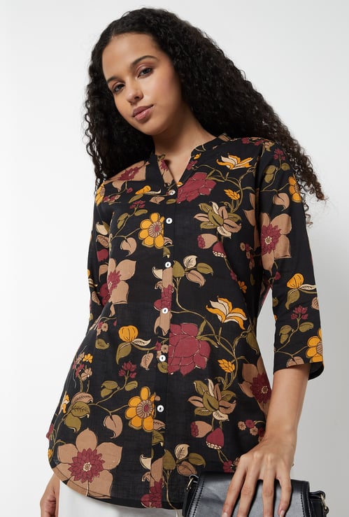 Women Floral Print Kurti