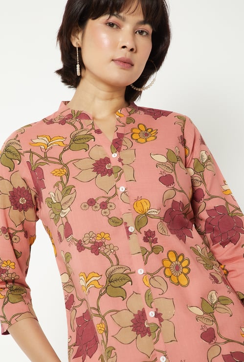 Women Floral Print Kurti