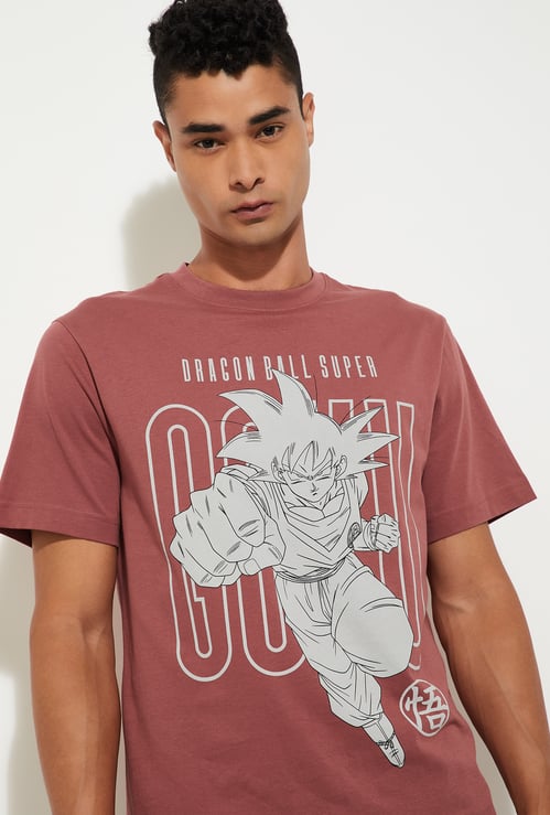 URB_N Men Dragon Ball-Z Print T-shirt