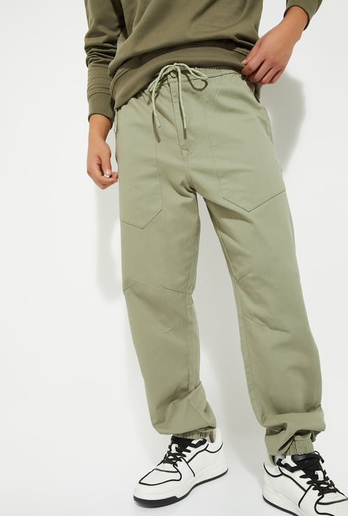 URB_N Men Solid Relaxed Fit Joggers