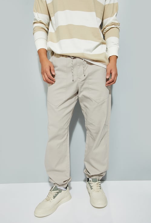 URB_N Men Solid Relaxed Fit Joggers