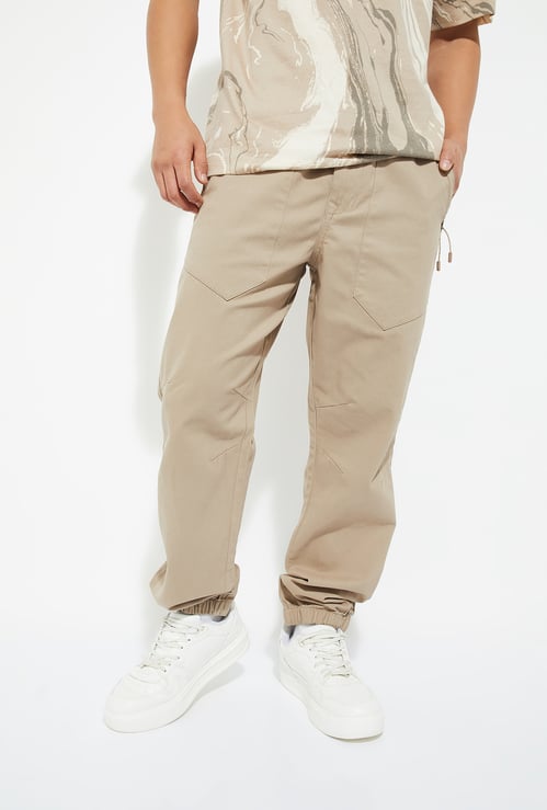 URB_N Men Solid Relaxed Fit Joggers