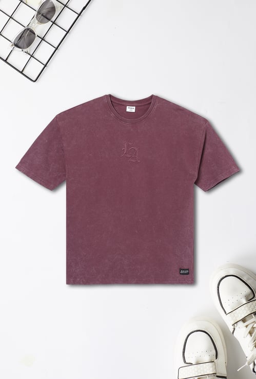 Boys Washed Oversized T-shirt