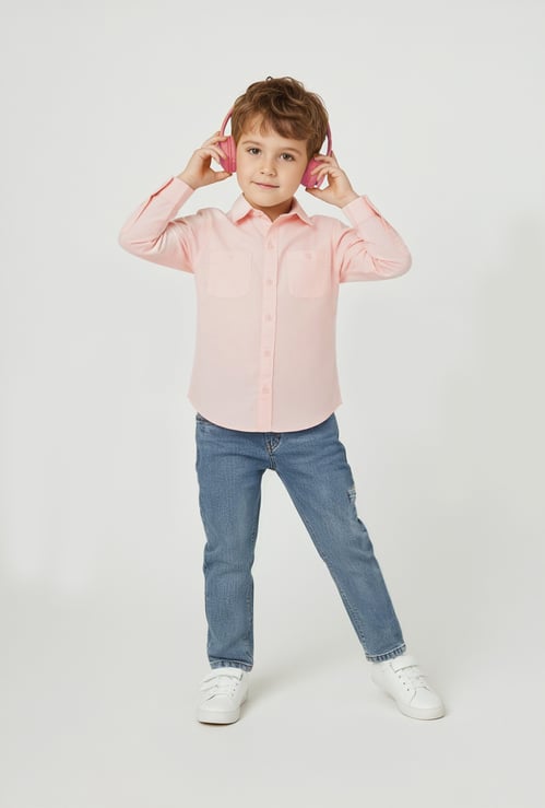 Boys Solid Shirt