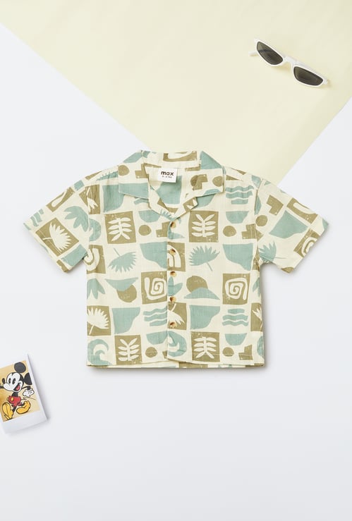 Boys Printed Resort Shirt