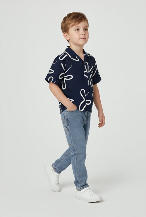 Boys Printed Resort Shirt