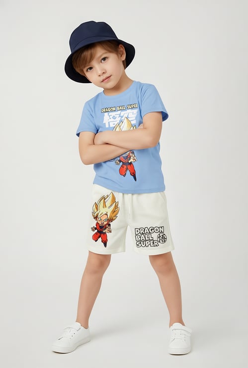 Boys Dragon Ball-Z Printed Joggers Set