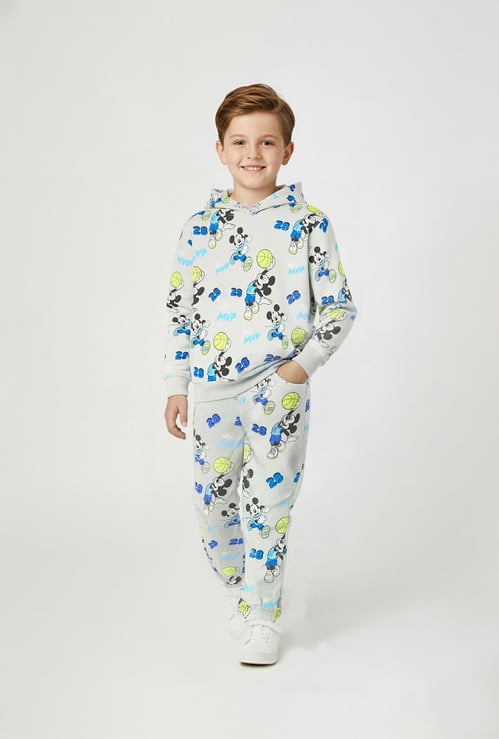 Boys Mickey Printed Joggers Set