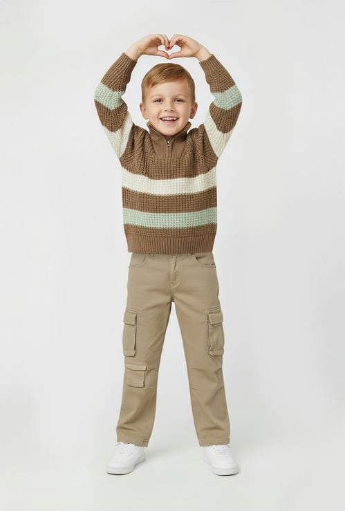 Boys Striped Sweater
