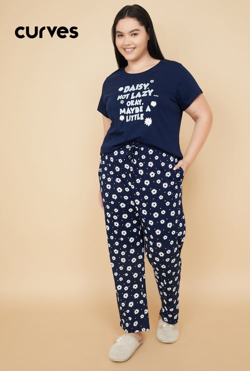 Women Printed PJ Set