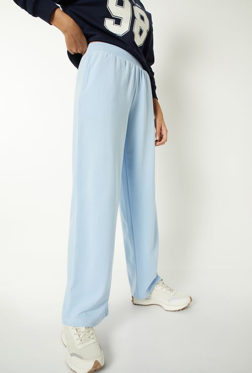 Women Solid Athleisure Track Pants